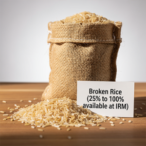 Broken Rice ( 25 % to 100% available at IRM)