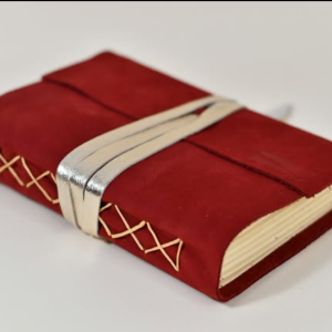  journal in crimson nubuck 
