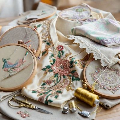 Hand Embroidery / Boutique & Fashion Apparel