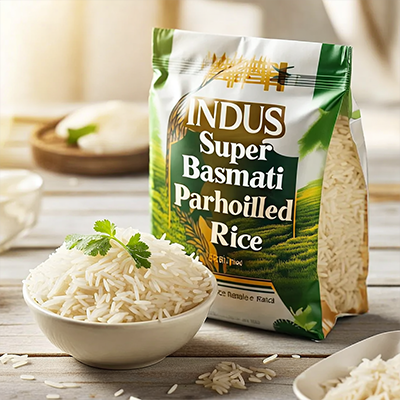 INDUS Super Basmati Parboiled Rice