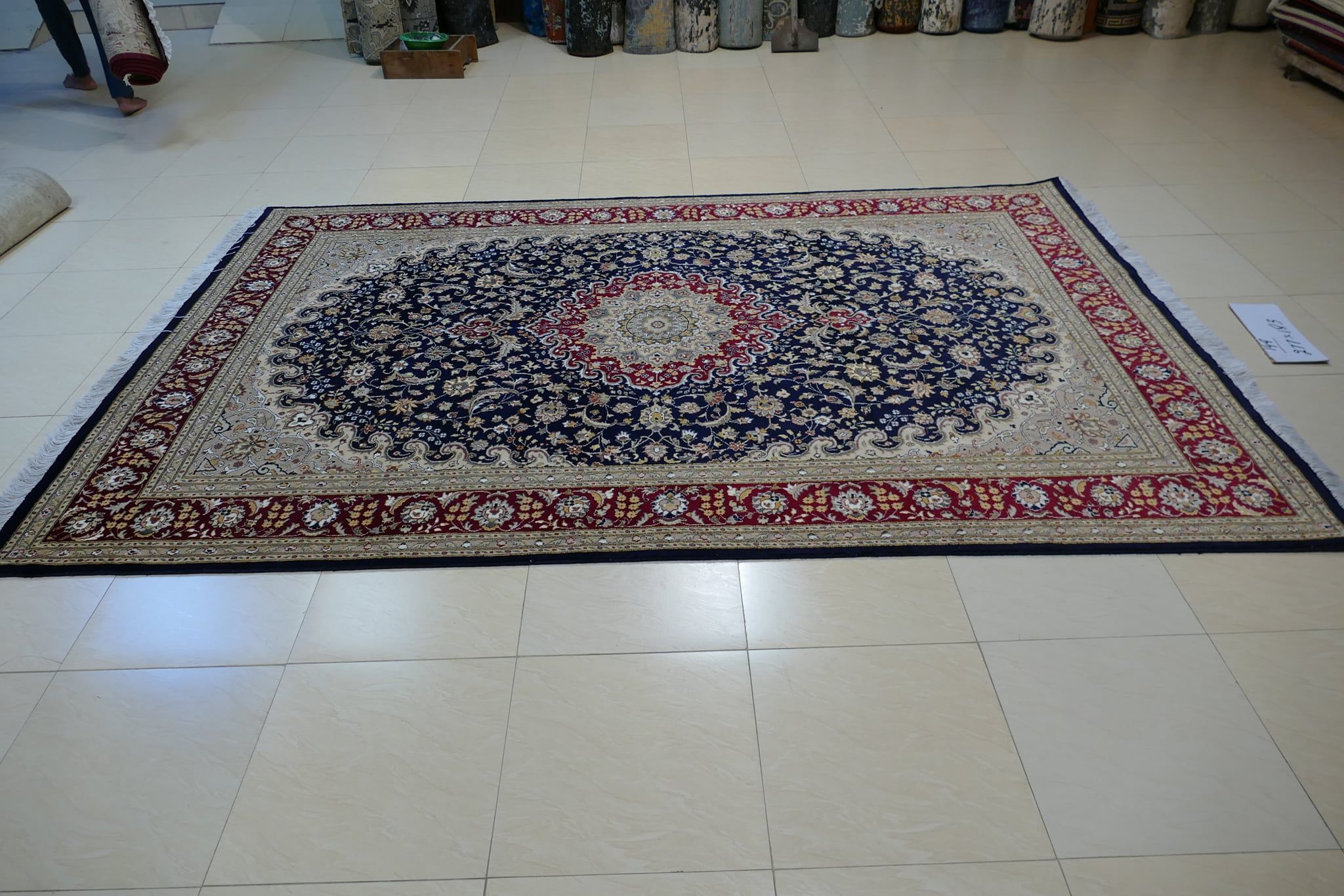Black Textured Carpet