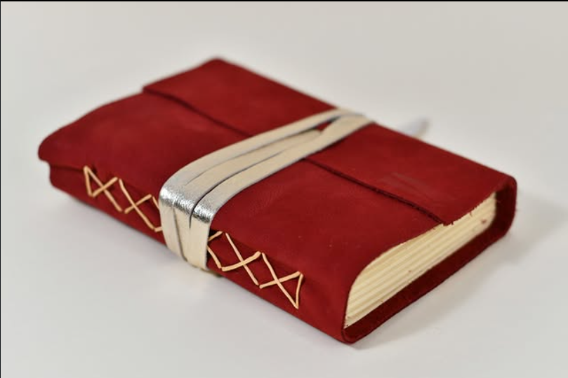  journal in crimson nubuck 